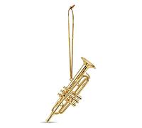 Musical Instrument Christmas Ornament (3.5 Gold Trumpet) by Broadway Gifts