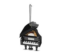 Musical Instrument Christmas Ornament (8.9cm Black Grand Piano)