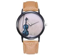 Musical Instrument Colorful Women's Quartz Watches Fancy Temperament Casual Ladies Wristwatches Simple Birthday Gifts