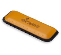 Musical Instrument Corporation AW-1O Airwave Harmonica with Instruction Book, Orange