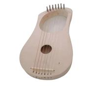 musical instrument decorations 7-string harp classical miniature model crafts harp jewelry mini creative unique portable accessories musical instrument DIY kit bass wood harp with strings