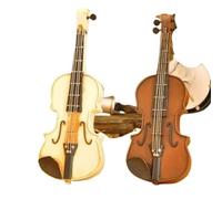 musical instrument decorations Antique iron European violin model, exquisite DIY desk decoration, miniature scene props and decorations