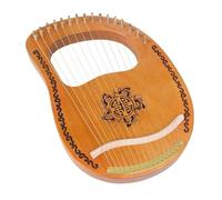 musical instrument decorations Exquisite harp and tuning wrench portable miniature crafts classical cute mini creative unique jewelry accessories musical instruments