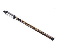 musical instrument， Dragonpad Dragon Engraved Chinese Ethnic Instrument Bamboo Bawu Pipe BaWu Flute G/F Tone Musical Instruments Beginner(G Tone)