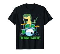 Musical Instrument Drummer Gift Idea Funny T Rex Percussion Drummer Boys Gift Drums T-Shirt