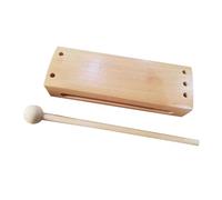 Musical Instrument Durable Square Block Instrument Toy Wood Rhythm Block