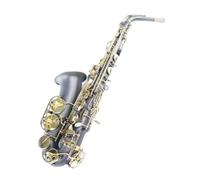 Musical Instrument Flat E Mid Tone Saxophone Instrument Frosted Gold
