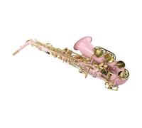 Musical Instrument Flat E Mid Tone Saxophone Surface Pink Gold Key