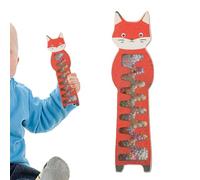 Musical Instrument for - Rain Hose 20cm | Acrylic Wooden Rattle Toy Fox Crocodile for Hearing Training | This Sensory Enchantment