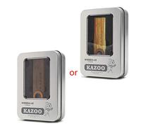 Musical Instrument Harmonica Wooden Kazoo With Metal Padded Box Kids Party Gift Kids Toys