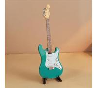 Musical Instrument Model Home Decor 18cm Mini Guitar Electric Bass Electric Guitar Model Miniature Wooden Mini Musical Instrument Model(B)