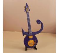 Musical Instrument Model Home Decor 18cm Mini Guitar Electric Bass Electric Guitar Model Miniature Wooden Mini Musical Instrument Model(T)