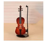 Musical Instrument Model Home Decor Car Ornament Miniature Guitar And Violin Musical Instrument Home Interior(14cm A)