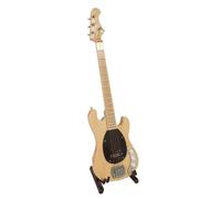 Musical Instrument Models 18cm Mini Musical Instrument Home Decorations Miniature Electric Guitar Electric Bass(J)