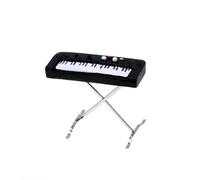 Musical Instrument Models 6.5x6cm Miniature Alloy Electronic Keyboard Piano Musical Instrument Model Ornament Home Decor