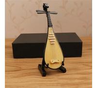 Musical Instrument Models Miniature Pipa Model With Stand And Case Mini Zither Mini Chinese Traditional Musical Instrument Ornaments(K)