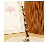 Musical Instrument Models Wind Instrument Model Trumpet French Horn Trombone Saxophone Flute Clarinet Bassoon Model Ornaments(16cm b)