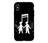 Musical Instrument Musician Quarter Note Music Notes Case for iPhone X/XS