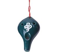 Musical Instrument,Ocarina Instrument, Ocarina ,ocarina instrument, 6 Hole CeramiBeautiful Alto Exchange Glaze Instrument Flute Beginner Ocarina Flute (Color : A) (Color : C) (Color : Grün)