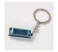 Musical Instrument Ornament Creative Musical Instruments Harmonica Keychain Harmonica Keyring Keys Holder Bag Hanging Pendant (Color : B)