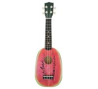 Musical Instrument Ornaments Set 21-inch high-pitched ukulele classical model jewelry mini accessories musical instrument cute decoration portable unique miniature crafts watermelon pattern