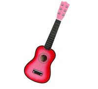 Musical Instrument Ornaments Set 6-string small bass ukulele craft musical instrument mini guitar small miniature wooden handmade jewelry ornament model (Color : D)