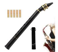 Musical Instrument Ornaments Set Portable saxophone pocket saxophone mini ABS material with mouthpiece miniature model creative unique craft decoration