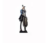Musical Instrument Ornaments, Simple Home Decorations, Creative Ornaments Musical Instrument Model Miniature (Color : Play the cello)