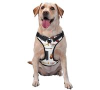 Musical Instrument Piano Guitar Saxophone,Pet Harness,Adjustable Reflective Dog Harness,Pet Leash Vest,M