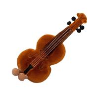 Musical Instrument Plush, Soft Pipa Guitar Violin Doll, 14.96 Inch Cuddly Stuffed Toy with Polyester Fill, Creative Kids Birthday Gift, Nursery Ornament with Artistic Style, Home Decor for Living Room