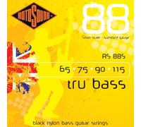 Musical Instrument Rotosound RS88S Black Nylon Flatwound Short Bass Guitar Strings (65 75 90 115) Music Tool
