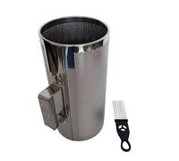 Musical Instrument Round Cylinder Latin Percussions Instruments Metal Guiro Instrument Shaker Guiro Shaker With Scraper