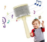 Musical Instrument | Stainless Steel Bead | Handheld Shaker | Wooden Handle Percussion Shaker, Beaded Percussion Instruments, Handheld Percussion, Wooden Bead Shaker