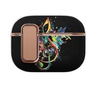 Musical Instrument Treble Clef Bird Music Printed Case Compatible for Airpods Pro 2 Earbud Cases Earphone Protective Covers