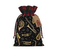 Musical Instruments Drawstring Bags Gift Mailing Bags Wedding Christmas Storage Bag Fabric Gift Wrap Storage