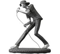 Musical Instruments Figurine Art Musician Statue Musical Ornament Modern Sculpture Musical Figurine for Office Home Decor - Singer