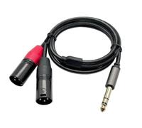 Musical Instruments Guitar Audio Cable 1/4" 6.5 Stereo Male To Dual Female/Male Cable For Mic Mixer Guitar Amplifier(Red,5m)