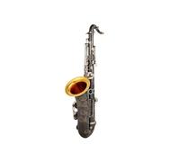 Musical Instruments Tenor Saxophone Bb Tone Black Nickel Silver Key Sax With Case Mouthpiece (Color : 02)