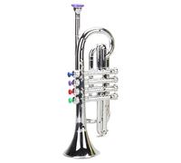 Musical Instruments Toys - Simulated Trumpet Instruments, Trumpet With Comfortable Handle, 13 Inch Playable Developmental Safe PP, Learning Teaching Tool For Birthday Gift Music Practice Children