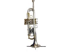 Musical Instruments Trumpet B Flat Two Tone Silver Plated Brass Trumpet Ideal For Musicians Who Just Want To Play