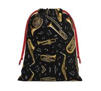 Musical Instruments Ultra Soft Velvet Gift Bag, Comfortable To The Touch, Reusable