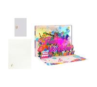 Musical Invitation Card Birthday Greeting with Warm LED Lighting for Romantics Celebration and Gifts Popup Birthday with LED Lights