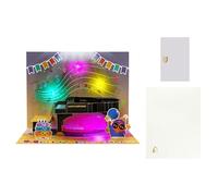 Musical Invitation Card Birthday Greeting with Warm LED Lighting for Romantics Celebration and Gifts Popup Birthday with LED Lights