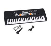 Musical Keyboard For Beginner 49 Keys USB Electric Piano & Microphone Digital Music Electronic Keyboard 16 Tones 8 Rhythms 6 Demo Songs Music Gifts