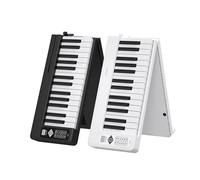 Musical Keyboard For Beginner 61 Key Foldable Electronic Piano Is Portable And Suitable For Beginners(Bk)