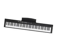 Musical Keyboard For Beginner 88 Keys Electronic Piano Beginners Electronic Organ Adult Professional Keyboard Instruments Portable Pianos With Step(Bk)