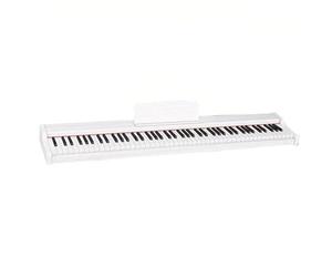 Musical Keyboard For Beginner 88 Keys Electronic Piano Beginners Electronic Organ Adult Professional Keyboard Instruments Portable Pianos With Step(White)
