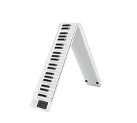 Musical Keyboard For Beginner Electronic Piano 88 Keys Professional Foldable Portable Piano Musical Beginner Practice Play A Musical Instrument(White)