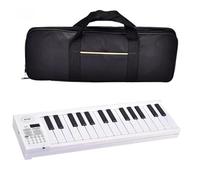 Musical Keyboard For Beginner Professional 61 Keys Electronic Organ Portable Folding Electronic Piano Adult Beginners(White)