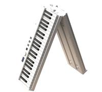 Musical Keyboard For Beginner Professional Instrument Portable 88 Key Folding Piano Electronic Piano Home(White)